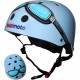 Kiddimoto Kids Blue Goggle Helmet