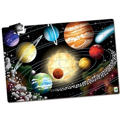 The Learning Journey 782545 Doubles Glow in The Dark Space Puzzle