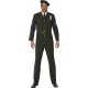 Smiffy's Adult men's Wartime Officer Costume, Beret, Tie, trousers, Belt and Jacket, Troops, Serious Fun, Size M, 35334