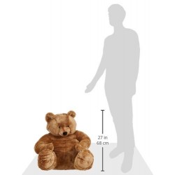 Melissa & Doug Teddy Bear 60cm Large Soft Toy