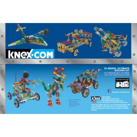 K’NEX Imagine 35 Model Building Set for Ages 7+, Construction Education Toy, 480 Pieces