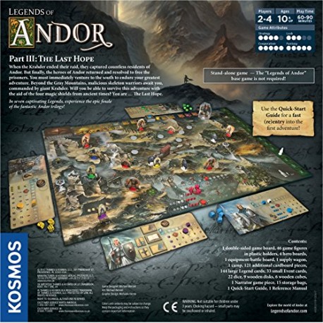 Thames and Kosmos 692803 Legends of Andor Part 3 The Last Hope Game