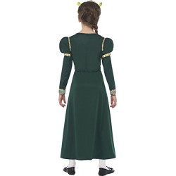 Smiffy's Children's Shrek Princess Fiona Costume, Dress, Tiara Headband & Ears, Shrek, Colour
