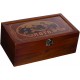 Lotto in wooden box dark Bingo Loto Russian Game