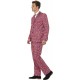 Smiffy's Adult Men's Union Suit, Jacket, trousers and Tie, Stand out Suits, Serious Fun, Size XL, 43520