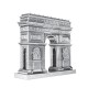 Fascinations Metal Earth ICX005 502886, Arc de Triomphe, Construction Toy 2 Metal Board (Ages 14 +