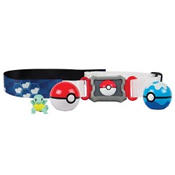 Pokemon T18889D2SQUIRTLE Clip N Carry Poke Ball Belt with Squirtle Figure