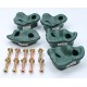 HIKS Plastic Climbing Stones Holds & Grips, Ideal For Climbing Frames , Tree Houses And Kids Climbing Walls (Pack of 10 Grips)