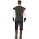 Smiffy's Men's Robin Hood Costume, Pants, Shirt, Belt, Arrow Holder & Boot Covers, Size