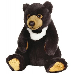 National Geographics Asion Bear Stuffed Animals Plush Toy (Black)