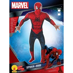 Rubie's Official Spiderman Deluxe with Muscle Chest, Adult Costume