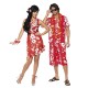 Smiffy's Adult Women's Hawaiian Beauty Costume, Dress, Hairpiece and Anklet, Hawaiian Luau, Serious Fun, Size M, 33043