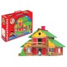Jeujura JeujuraJ8005 Wooden Construction Chalet in a Suitcase (240