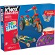 K’NEX Education STEM Explorations Vehicles Building Set for Ages 8 and Up Engineering Educational Toy, 131 Parts