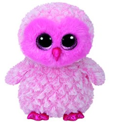 Ty 37158 Twiggy Pink Owl Toy