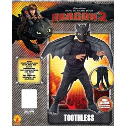 Rubie's Official DreamWorks How to Train Your Dragon 2 Toothless Night Fury, Child Costume