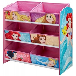 Disney Princess Kids Bedroom Storage Unit with 6 Bins by HelloHome