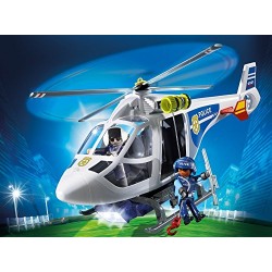 Playmobil 6921 City Action Police Helicopter with LED Searchlight