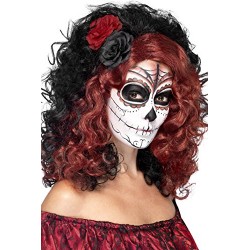 Smiffy's 45221 Day of The Dead Wig (One Size)