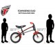 Townsend Duo Boys' Kids Bike Black/Red 1 speed puncture proof tyres comfy ergonomic grips