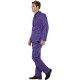 Smiffy's Adult Men's Purple Suit, Stand Out Suits, Jacket, trousers and Tie, Stand out Suits, Serious Fun, Size L, 43527