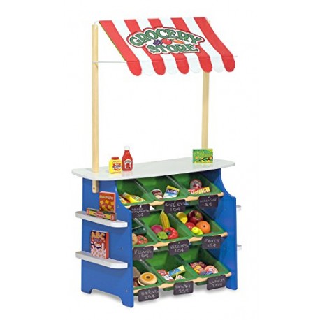 Melissa & Doug Wooden Grocery Store and Lemonade Stand