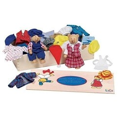 Goki Flexible Dolls Bear Dress