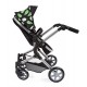Bayer Design 18148AA Doll's Pram City Neo with Changing Bag and underneath shopping basket, convertable to a pushchair Black/Gre