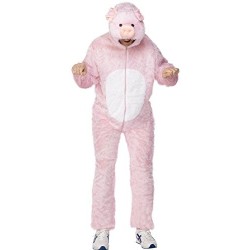 Smiffy's Pig Costume with Hood (Adult) Medium