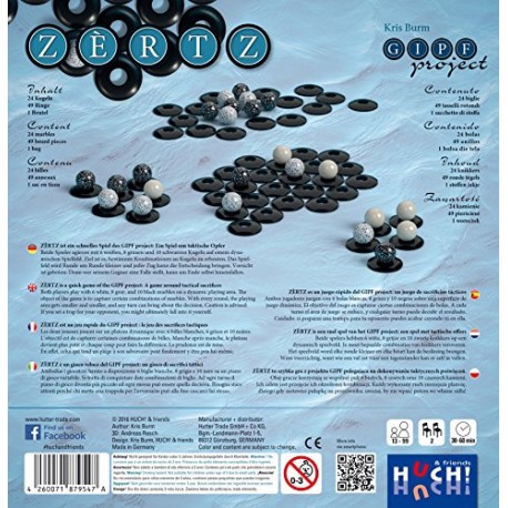 Huch & Friends 879547 Zertz Strategy Game