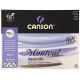 Canson 200807353&nbsp;AQ Montval Fine Watercolour Pencils or on Long Edge 200&nbsp;g/m2&nbsp;–&nbsp;100&nbsp;sheets per pad, 24&nbsp;x 32&nbsp;cm White