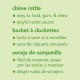 green sprouts Chime Rattle Organic Cotton (One Size, Multi