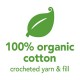 green sprouts Chime Rattle Organic Cotton (One Size, Multi