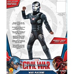 Rubie's Official Deluxe War Machine Boys Superhero Fancy Dress Childrens Kids Halloween Costume Large Ages 8