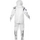 Smiffy's Adult Men's Spaceman Costume, Top, trousers, Helmet, Gloves and Shoe Covers, Icons and Idols, Serious Fun, Size M, 2110
