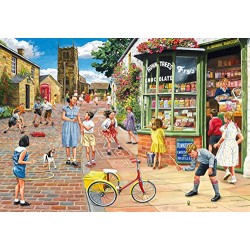 Gibsons Hopscotch Hill Jigsaw Puzzle (2000