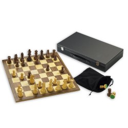 Wooden Chess set with 3.5 King