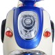 HOMCOM Kids Electric Ride On Toy Car Kids Motorbike Children Tricycle w/ 6V Chargeable Battery Headlight and Music (Blue)