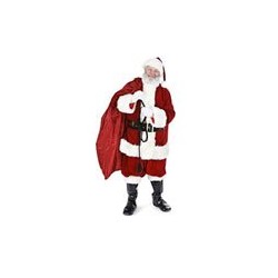 Star Cutouts Cut Out of Santa With Sack of Toys
