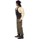 Smiffy's Men's Rambo Costume, Top & Pants, Wig, Scarf, Bullet Belt & Dog Tags, Size