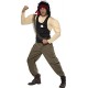 Smiffy's Men's Rambo Costume, Top & Pants, Wig, Scarf, Bullet Belt & Dog Tags, Size