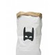 Tellkiddo Storage Bag&nbsp;Superhero, Paper, Black/White, 55 x 22 x 80 cm