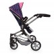 Bayer Design 18154AA City Neo Dolls Pram with Changing Bag, Blue/Pink