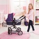 Bayer Design 18154AA City Neo Dolls Pram with Changing Bag, Blue/Pink