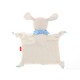 Sigikid Comforter Dog (White with Turquoise Stripes)