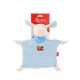 Sigikid Comforter Dog (White with Turquoise Stripes)