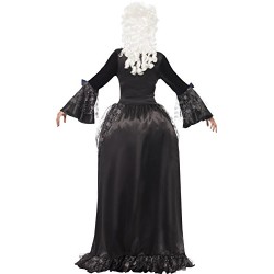 Smiffy's Adult Women's Baroque Beauty Masquerade Costume, Dress and Peplums, Carnival of the Damned, Halloween, Size