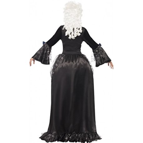 Smiffy's Adult Women's Baroque Beauty Masquerade Costume, Dress and Peplums, Carnival of the Damned, Halloween, Size