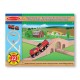 Melissa & Doug Classic Wooden Figure Eight Train Set (22 pcs)