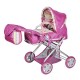 Knorr Toys Knorr61838 Combi Kyra Pink Stripes Dolls Pram and Buggy